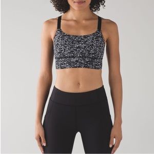 86. Lululemon Lululemon Both Ways Bra Iced Wave White Black W2ABZS